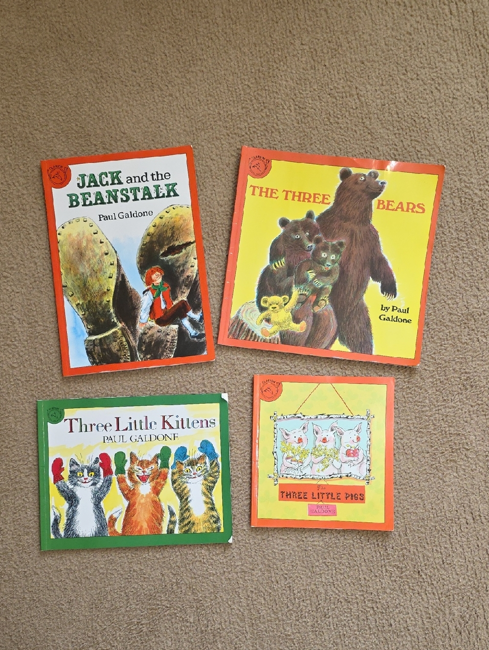 Classic Kids Book Set - Orange & Yellow Covers